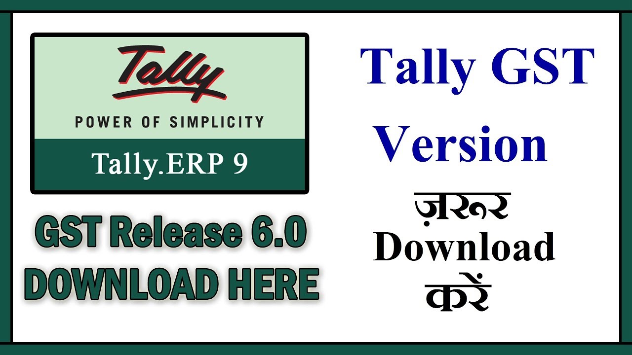 Download Tally Gst Full Version With Crack